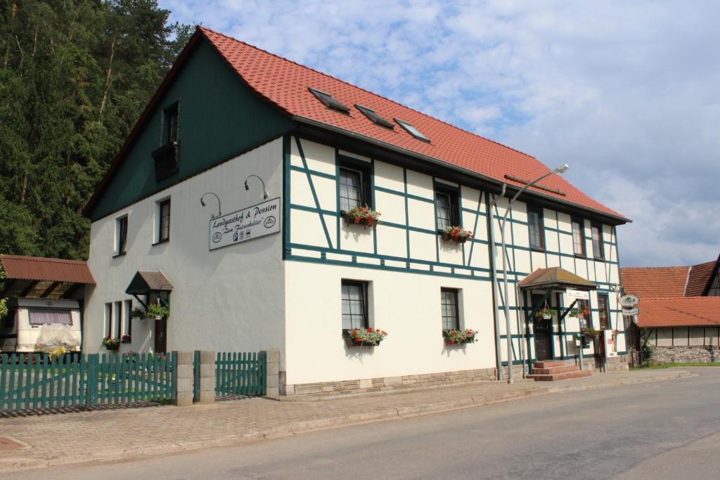 نوردهاوزن Pension Garni Zum Felsenkeller المظهر الخارجي الصورة